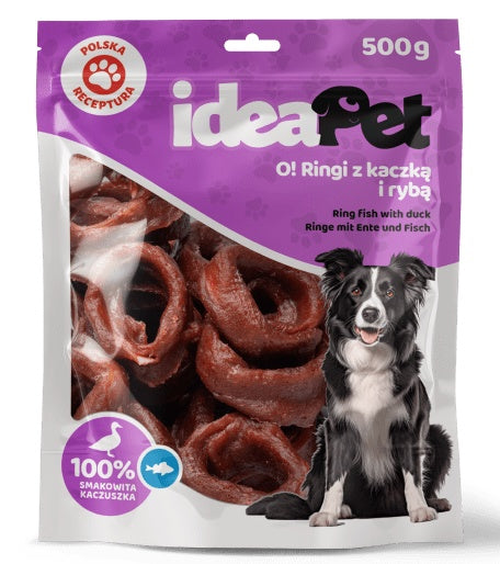 IdeaPet Ringi z kaczką i rybą 500g - Image 2