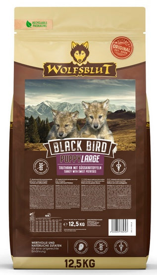 Wolfsblut Dog Black Bird Puppy Large - indyk i bataty 12,5kg - Image 2