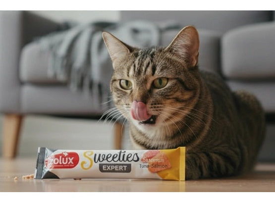 Zolux Sweeties Kremowy przysmak dla kota - tuńczyk i łosoś 14g - Image 3