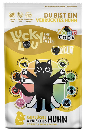 Lucky Lou Food Code Lifestage Adult Drób & Kurczak 750g - Image 1