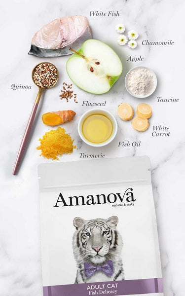 Amanova cat adult fish delicacy white fish - monoproteinowa karma z białą rybą - 6 kg - Image 2