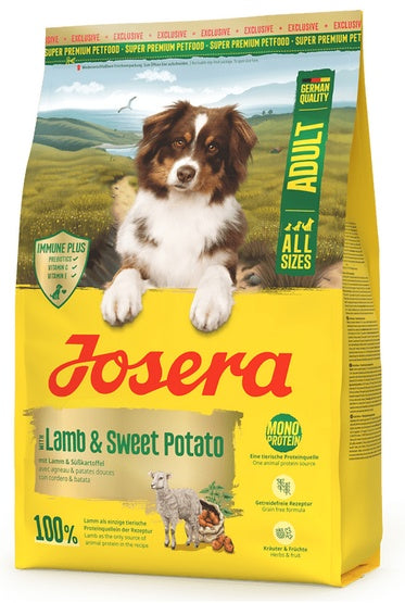 Josera adult lamb & sweet potato – bezzbożowa karma monobiałkowa dla dorosłych psów 3 kg