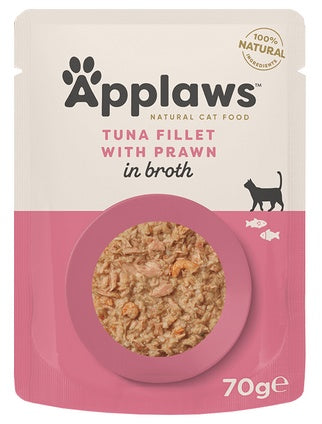 Applaws saszetka dla kota Tuńczyk i Krewetki Pacyficzne 70g - Image 1