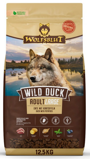 Wolfsblut dog wild duck large - bezzbożowa karma z kaczką dla dużych ras - Image 2