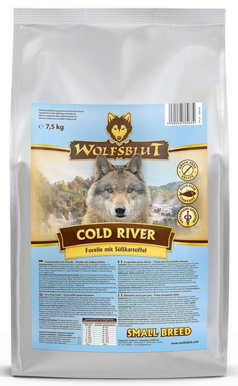 Wolfsblut Cold River Small 7,5 kg – bezzbożowa karma z pstrągiem i łososiem dla małych psów - Image 2