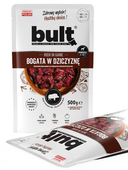 Bult mielonka bogata w dziczyznę saszetka 500 g – apetyczna receptura z 20% dziczyzny