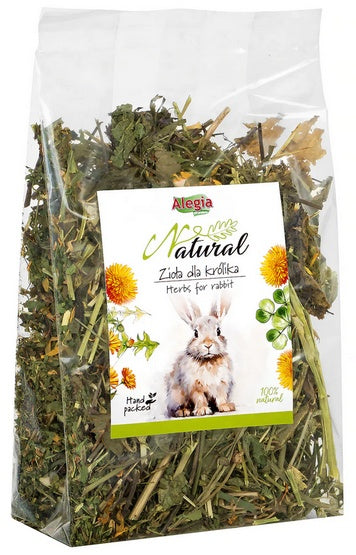 Alegia Natural zioła dla królików 100g - ręcznie pakowana mieszanka z korą wierzby - Image 2