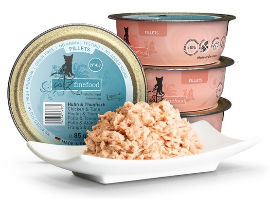 Catz Finefood Filety N.413 Kurczak/Tuńczyk tacka 85g - Image 2
