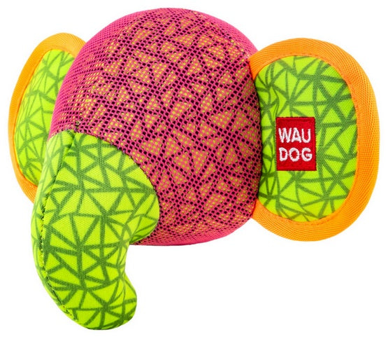 Collar WauDog Fun Słoń 20x14 cm różowy - pluszak z piszczałką i szeleszczącymi elementami - Image 2