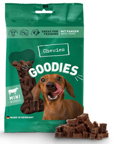 Chewies Goodies (Training) kosteczki mini żwacz 125 g - półwilgotne do treningu - Image 1