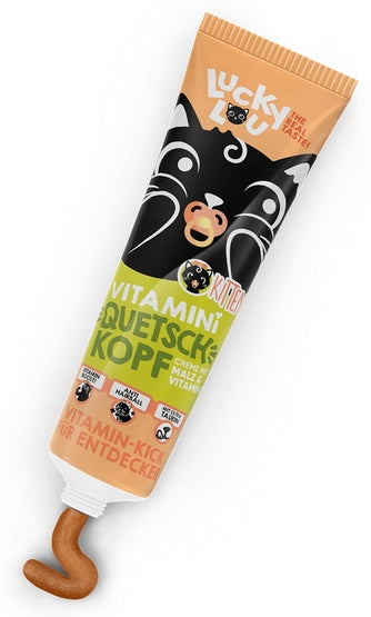 Lucky Lou Quetschkopfe Kitten witaminy - pasta odkłaczająca ze słodem 100 g - Image 2