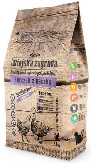 Wiejska Zagroda Kot - Kurczak z kaczką 1,6kg - Image 2