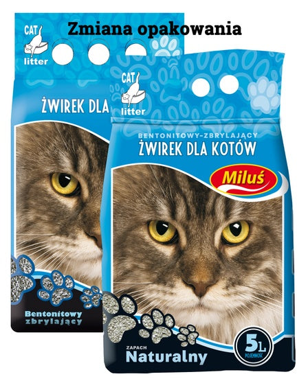 Miluś Standard żwir zbrylający bentonitowy 5L - Image 2