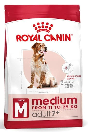 royal canin medium adult 7+ - wsparcie witalności dojrzałych psów - worek 15 kg - Image 2