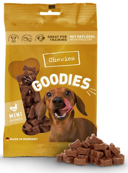 Chewies Goodies (Training) kosteczki mini drób 125g - miękkie nagrody do treningu - Image 1