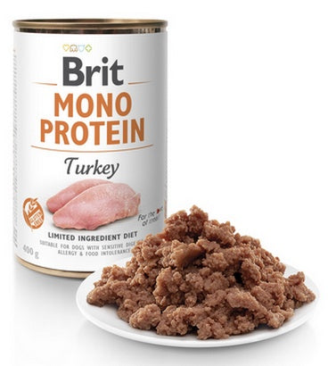 Brit Mono Protein Turkey puszka 400g - Image 2