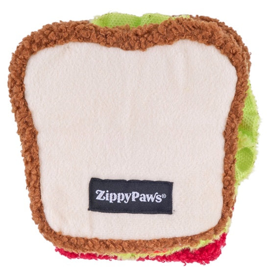 ZippyPaws Snufflerz Sandwich - pluszowa mata węchowa bez piszczałki - Image 2