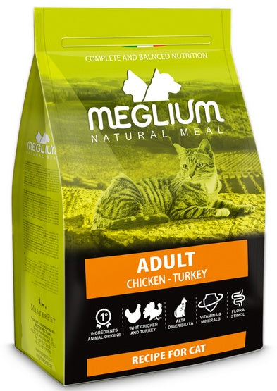 Meglium Cat Adult Chicken & Turkey 10kg – codzienna karma dla dorosłych kotów