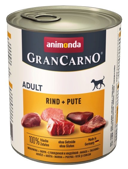 Animonda GranCarno Original Adult Pute Indyk puszka 800g - Image 2