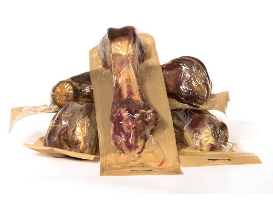 Mediterranean Natural Serrano Ham Bones kość szynkowa - naturalnie suszona dla długiego żucia - Image 3
