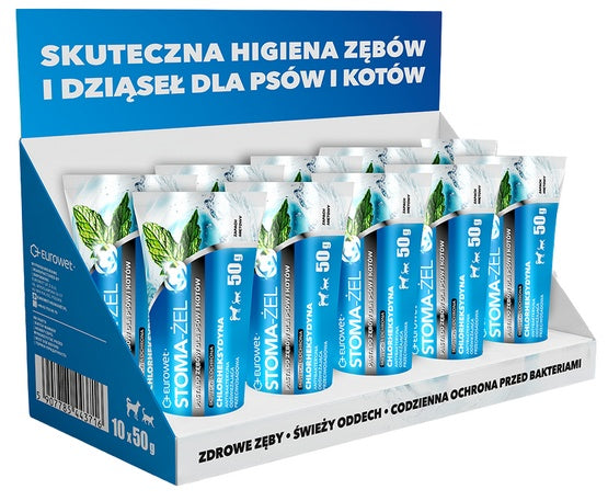 Stoma-żel miętowy - pasta do pielęgnacji uzębienia psów i kotów tubka 50g - Image 2