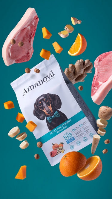 Amanova dog adult mini exigent iberian pork – iberyjska wieprzowina dla wybrednych psów 2kg - Image 2