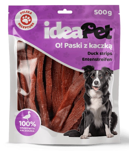 IdeaPet Paski z kaczką 500g - Image 2