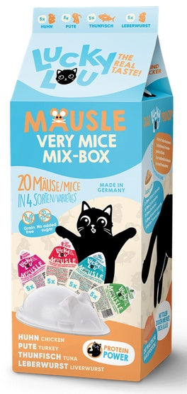 Lucky Lou Mäusle multipack 20 x 28 g - monobiałkowe myszy bez zbóż - Image 2
