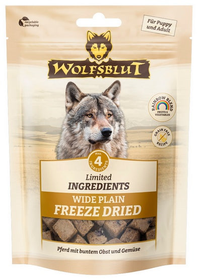 Wolfsblut Dog Limited Ingredients Freeze Dried Wide Plain – liofilizowana konina dla wrażliwych psów