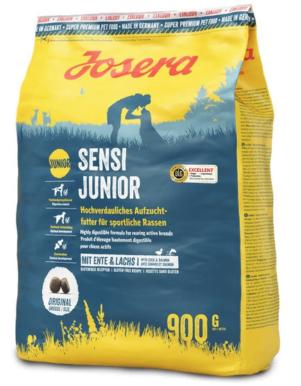 josera exclusive sensijunior – lekkostrawna receptura dla wrażliwych szczeniąt – worek 900 g