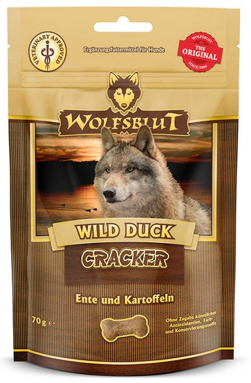 Wolfsblut Dog Cracker Wild Duck – kaczka i bataty 70g