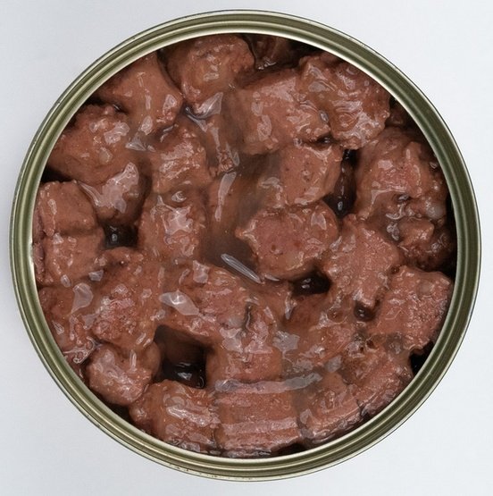 TUF TUF Kawałki mięsne z wołowiną dla kota puszka 415g - Image 2