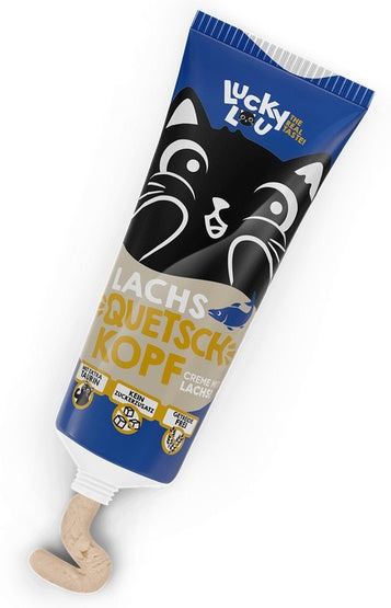 Lucky Lou Quetschkopfe łosoś pasta 75g - wygodna tuba do nagradzania i dosmaczania - Image 2