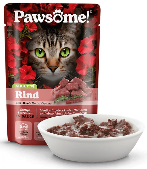 Pawsome Adult Rind - wołowina saszetka 85g - Image 2