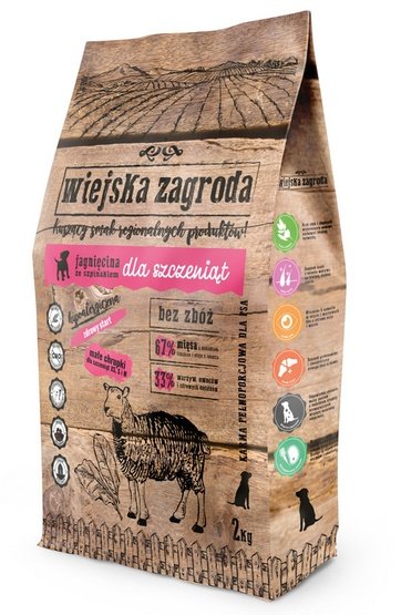 Wiejska Zagroda Jagnięcina ze szpinakiem Puppy 2kg - Image 2