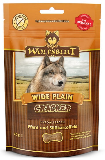 Wolfsblut Dog Cracker Wide Plain – konina i bataty 70g