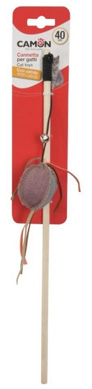 Camon Cat Toy wędka z piłką 40 cm - z kocimiętką do intensywnej zabawy - Image 2