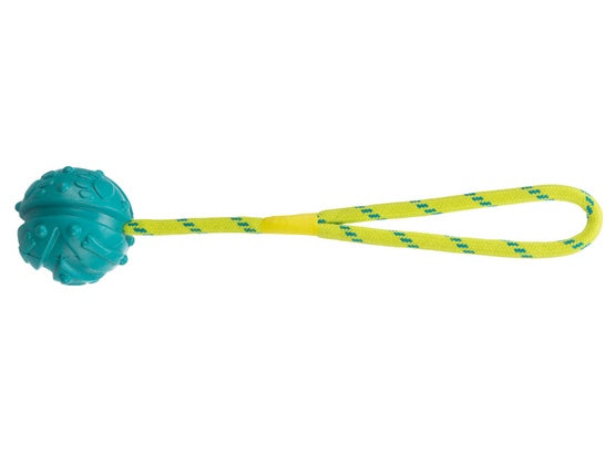 Trixie piłka z linką - pływająca piłka do aportu i przeciągania - 7/35 cm - Image 1