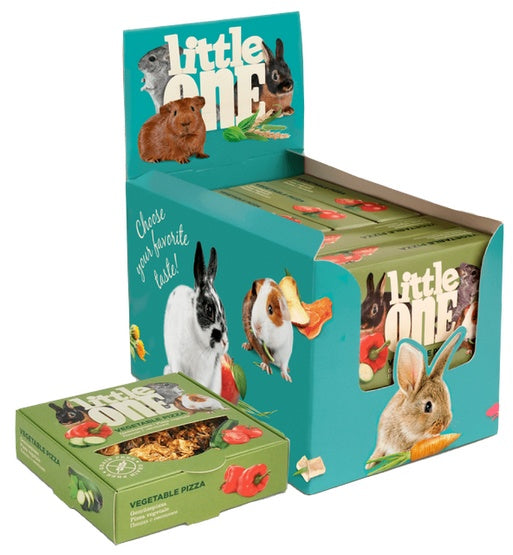 Little One pizza warzywna 55 g - bezzbożowy przysmak do skubania - Image 2