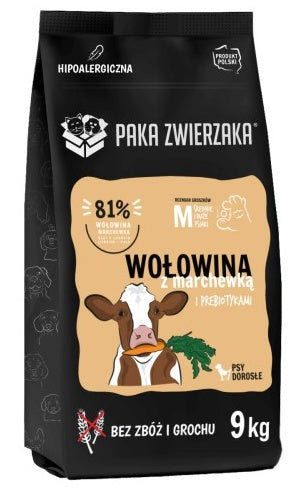 Paka Zwierzaka Seventh Heaven wołowina z marchewką M 9 kg – bezzbożowa karma superpremium bez grochu