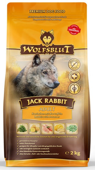 Wolfsblut Dog Jack Rabbit 2 kg - bezzbożowa karma z królikiem dla wrażliwych psów - Image 2