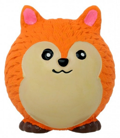 Toby's choice fox ball - lateksowa piłeczka z piszczałką w kształcie liska - 8,5 cm - Image 2