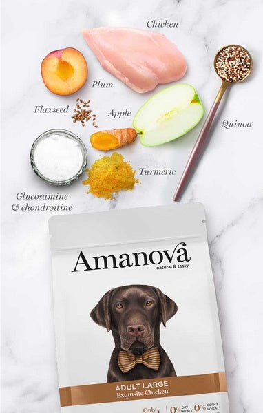 Amanova Dog Adult Large Exquisite Chicken - 68% świeżego kurczaka dla dużych ras - Image 2