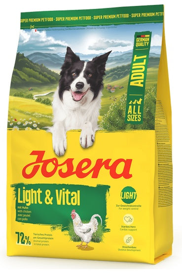 Josera light & vital – niskokaloryczna karma wspierająca kontrolę wagi psów 900 g
