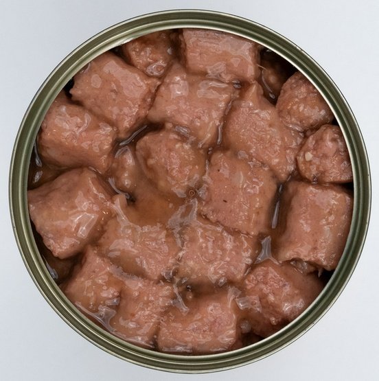 TUF TUF Kawałki mięsne z drobiem dla psa puszka 415g - Image 2