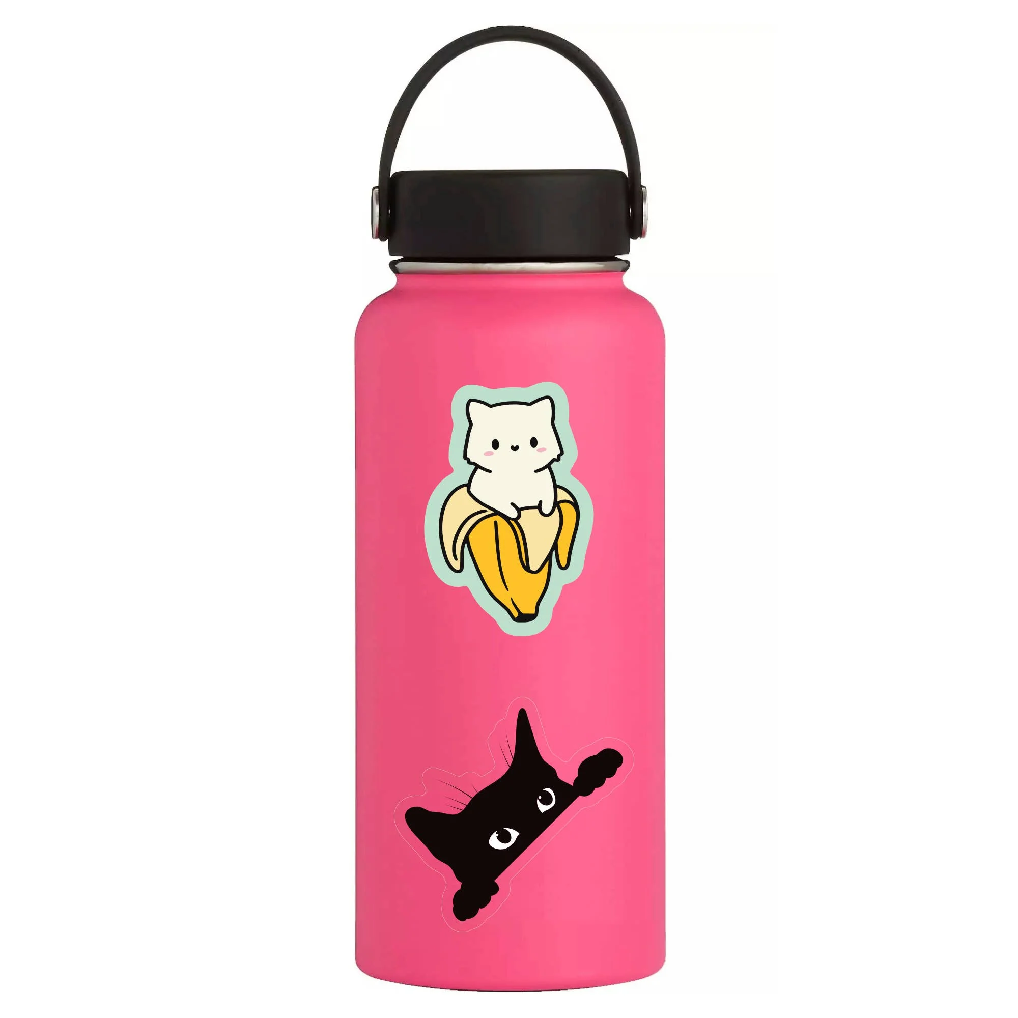 Sneaky Kitty Cat Cute Clear High Quality Vinyl Sticker - Image 3