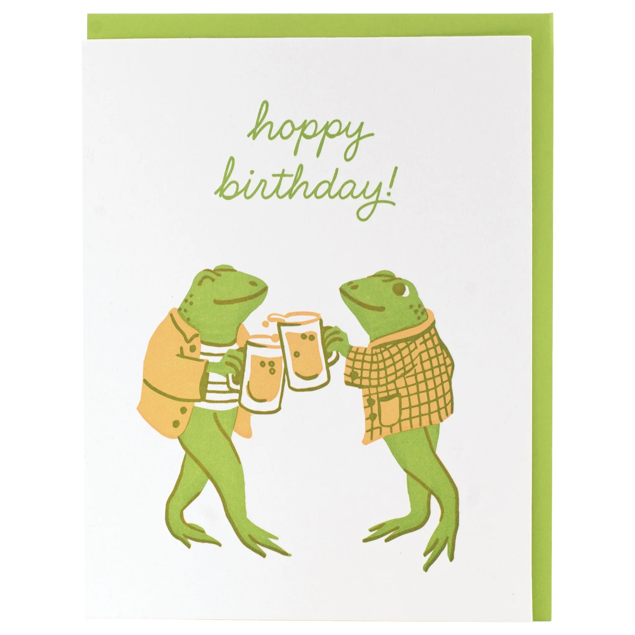 Dapper Frogs Birthday Card - Image 1