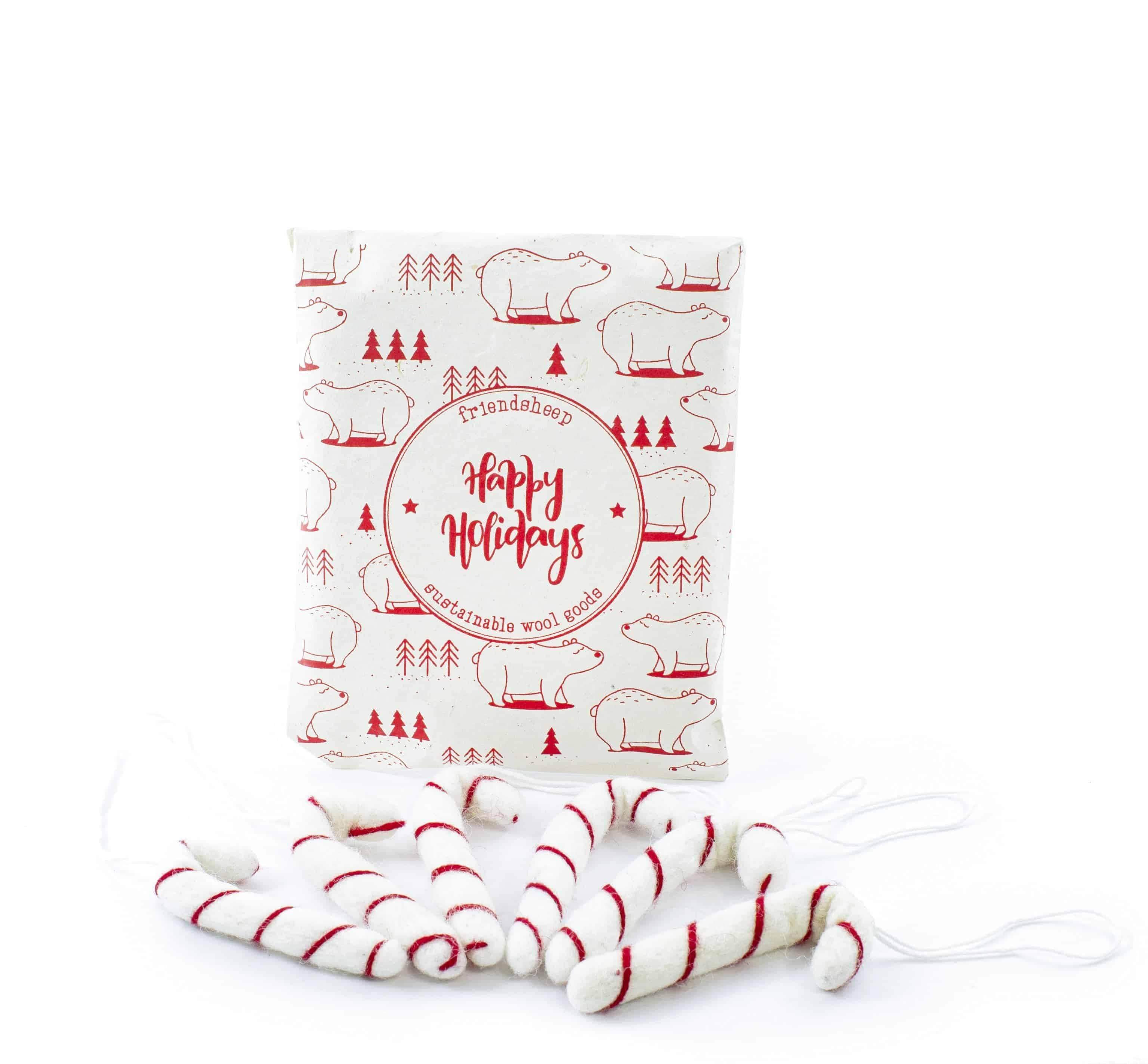 Candy Cane Eco Fresheners Ornaments - Classic: Set of 6 - Image 1