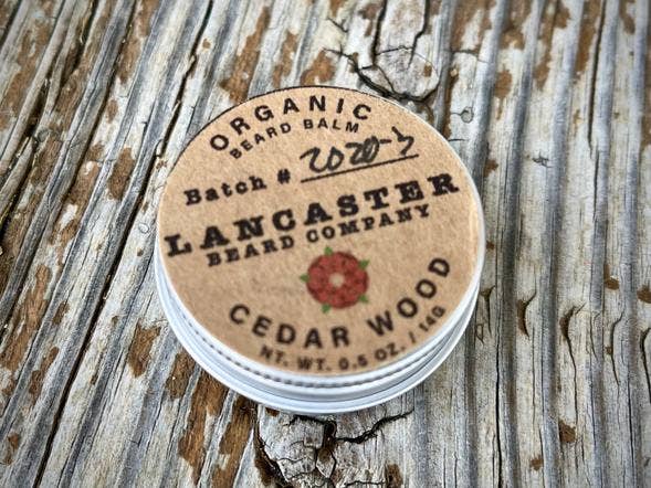 Cedar Wood Organic Beard Balm: 0.5 Oz - Image 3