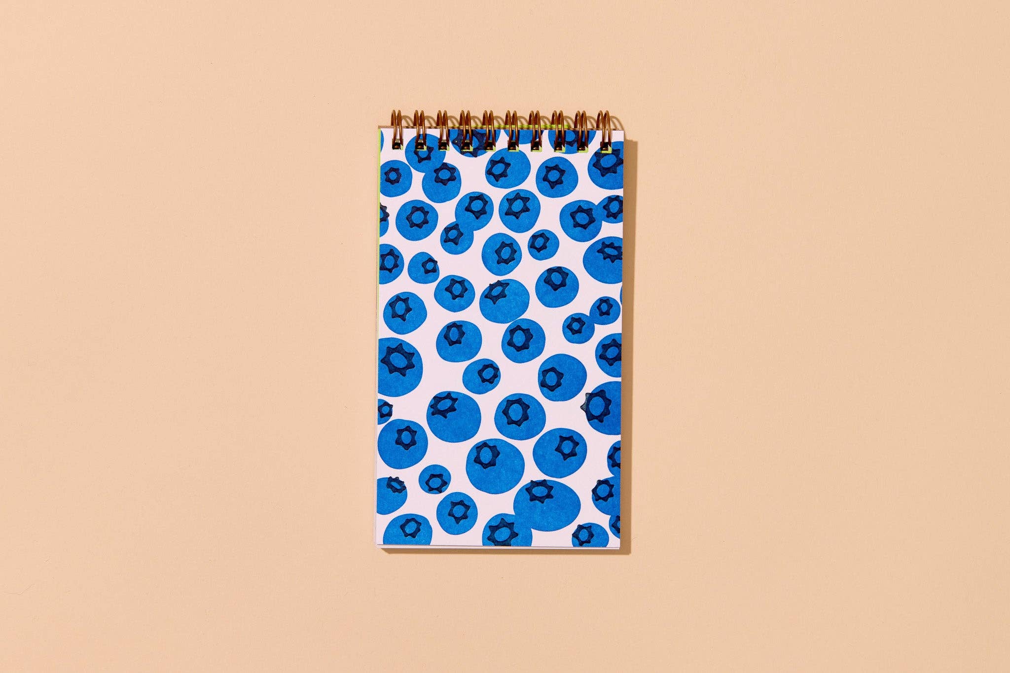 Blueberry Letterpress Pocket-size Spiral Notebook - Made in USA - Foodie, Fruit, Vegetable, Garden, Berry, Back to School, Christmas Gift, Stocking Stuffer - Image 2